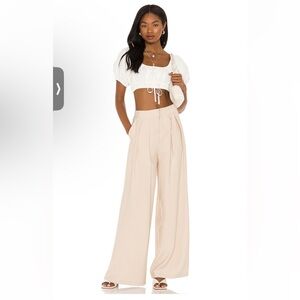 SNDYS Hills Pant in Cream Size 6